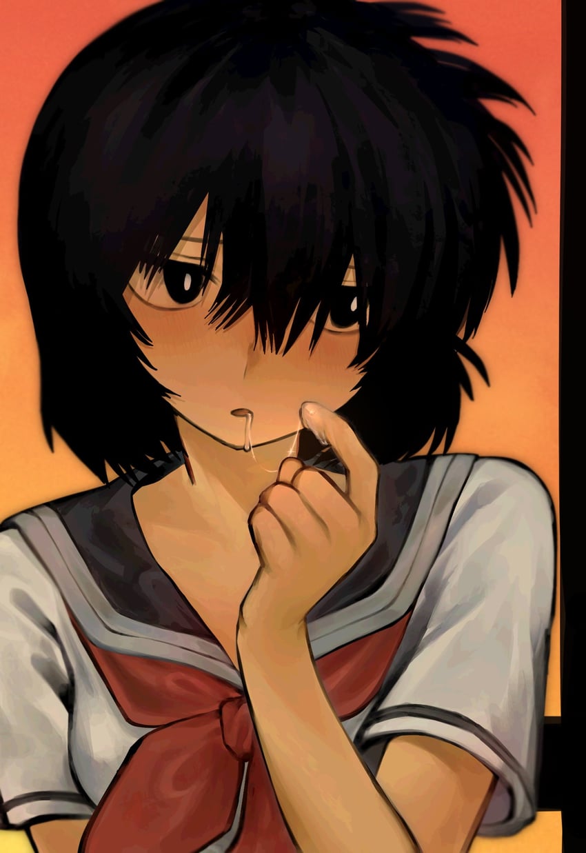 urabe mikoto (nazo no kanojo x) drawn by uee_m