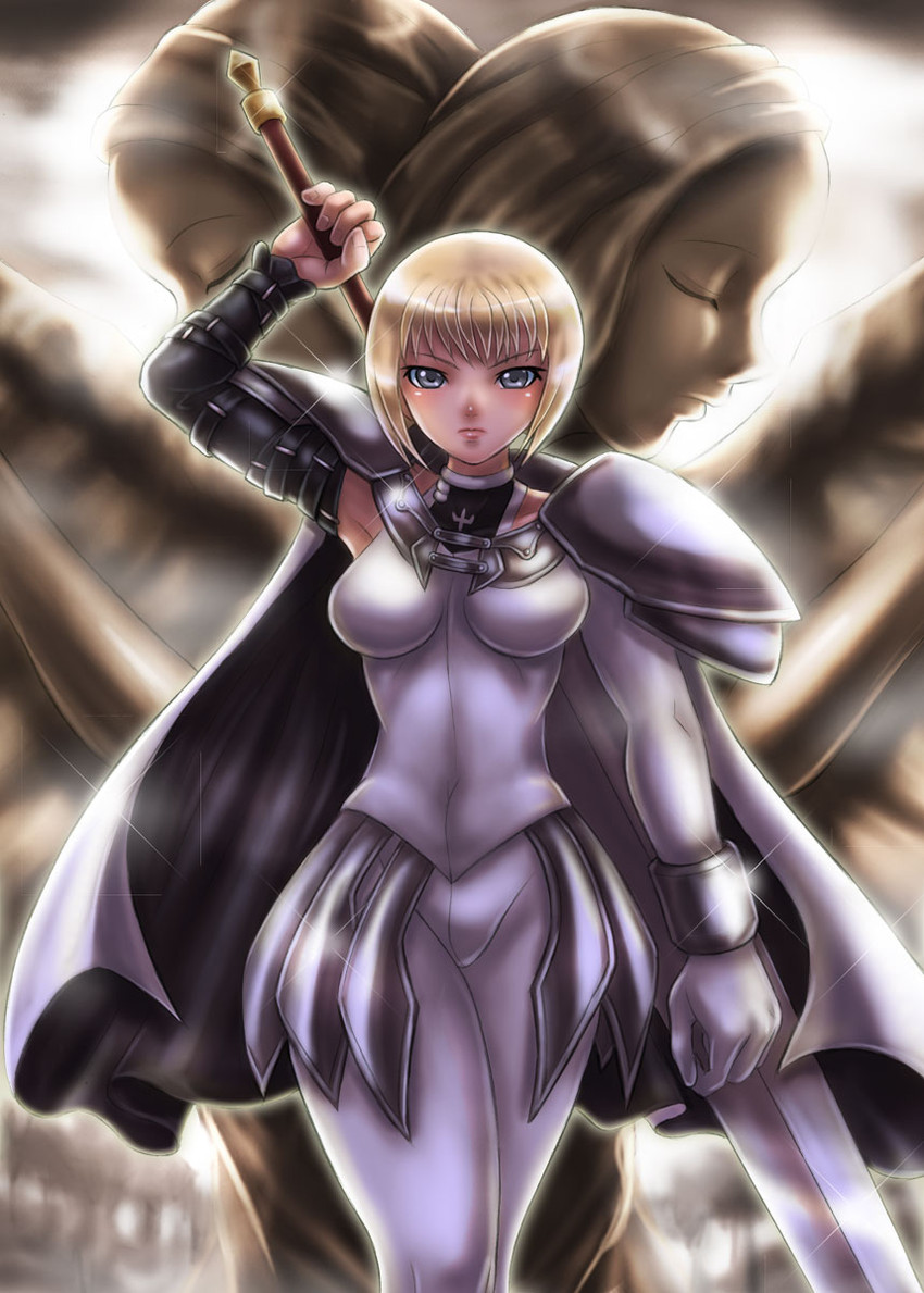 clare, teresa, and irene (claymore) drawn by boken_fantasy