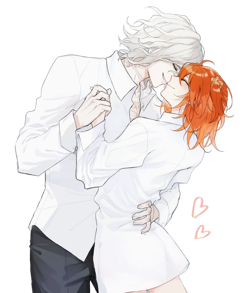 fujimaru ritsuka and edmond dantes (fate and 1 more) drawn by ringo_2000