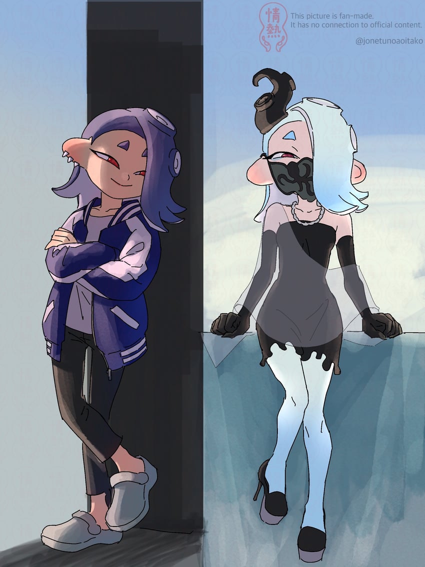 shiver (splatoon and 1 more) drawn by jounetsu_(jonetunoaoitako)
