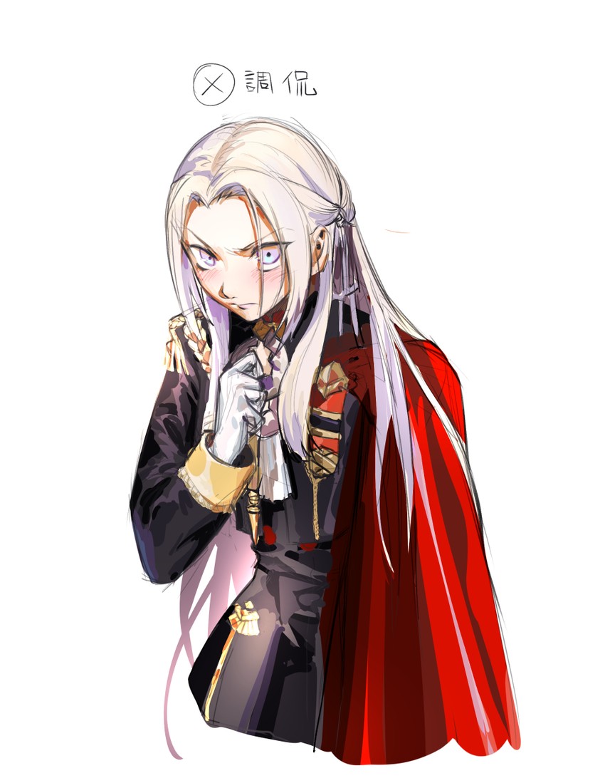 edelgard von hresvelg (fire emblem and 1 more) drawn by hachiman_(rogeri39)