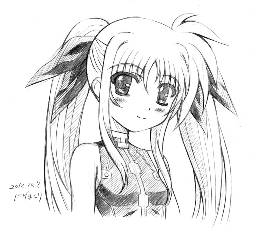 fate testarossa (lyrical nanoha and 3 more) drawn by nigemakuri
