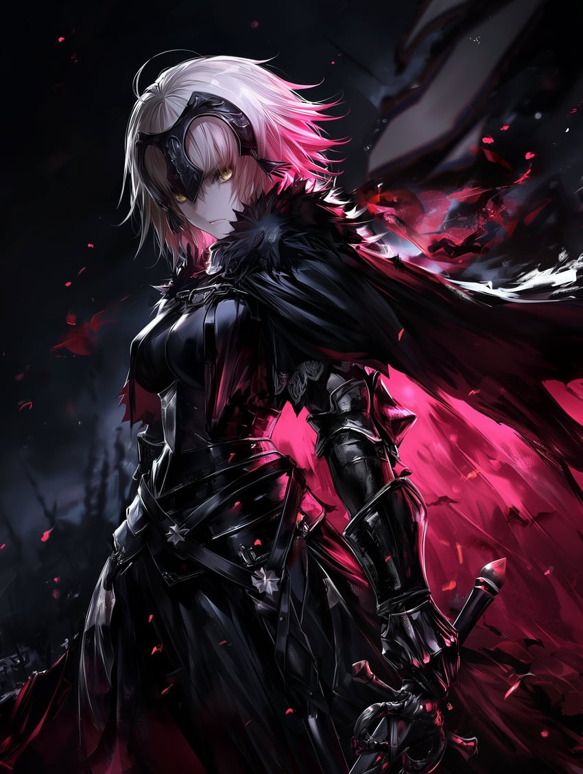 jeanne d'arc alter (fate and 1 more) drawn by satori_aiart