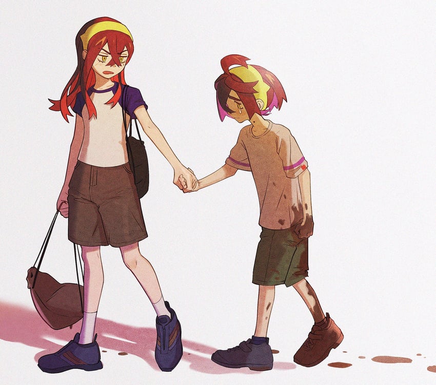 kieran and carmine (pokemon and 1 more) drawn by zannka2