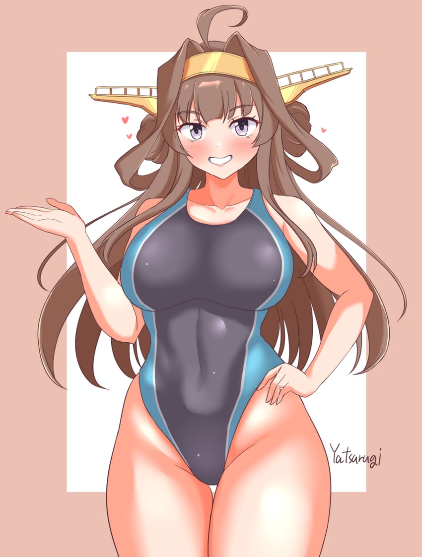 kongou and kongou kai ni (kantai collection) drawn by yatsurugi