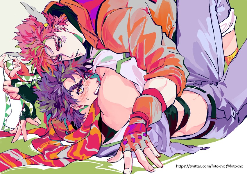 joseph joestar and caesar anthonio zeppeli (jojo no kimyou na bouken and 1 more) drawn by nigelungdayo