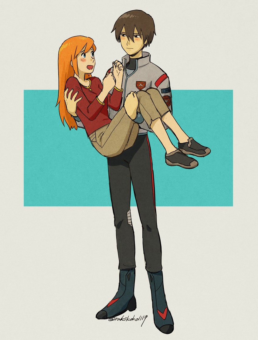luna and kaoru (mujin wakusei survive) drawn by rakikoko