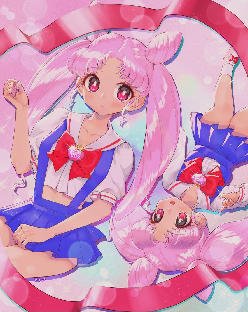 chibi usa (bishoujo senshi sailor moon and 1 more) drawn by yyemoyy