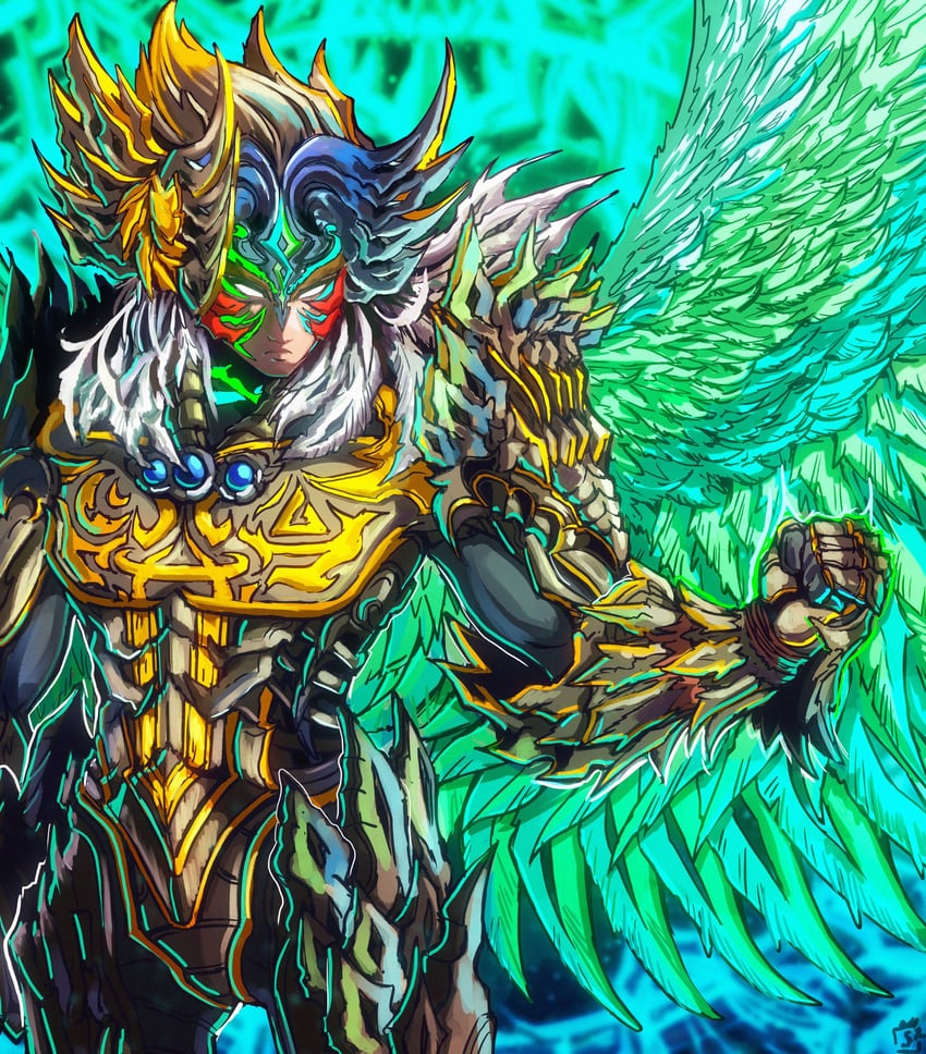 kazama jin, fierce deity, and angel jin (the legend of zelda and 5 more) drawn by stoic_seraphim