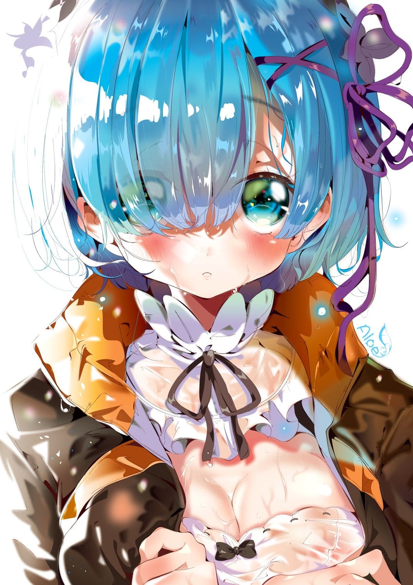 rem (re:zero kara hajimeru isekai seikatsu) drawn by aloe_(kenkou3733)