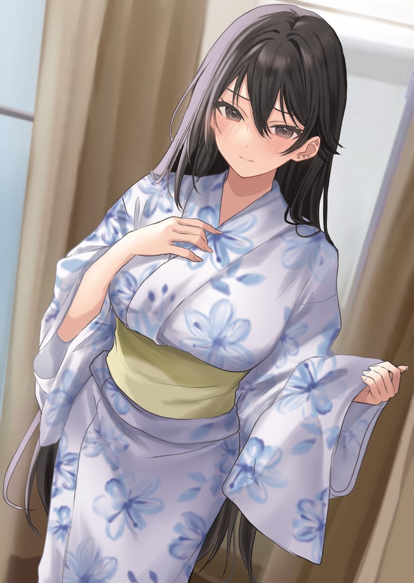 shimizu kei (tonari no seki no yankee shimizu-san ga kami wo kuroku somete kita) drawn by hamu_(plot_sy)