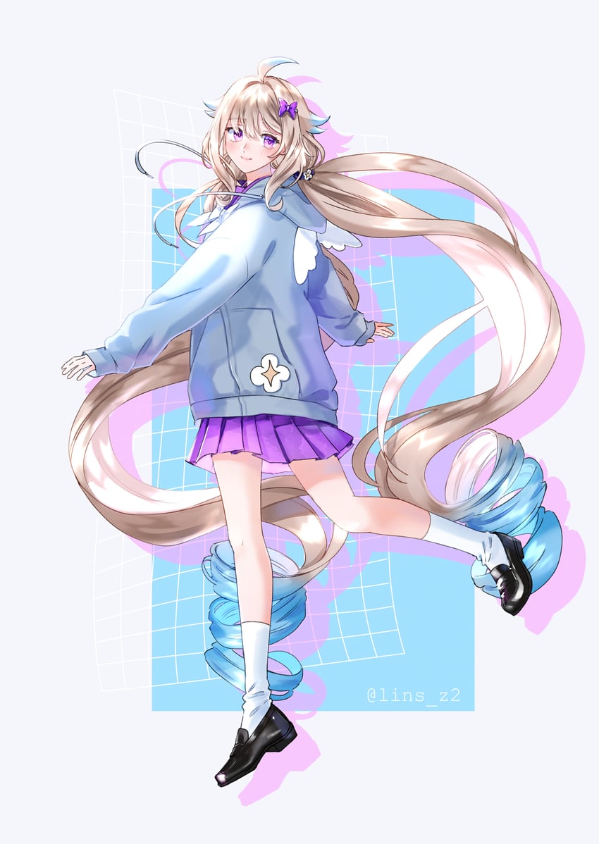 enna alouette (nijisanji and 2 more) drawn by lins_(linszhz)