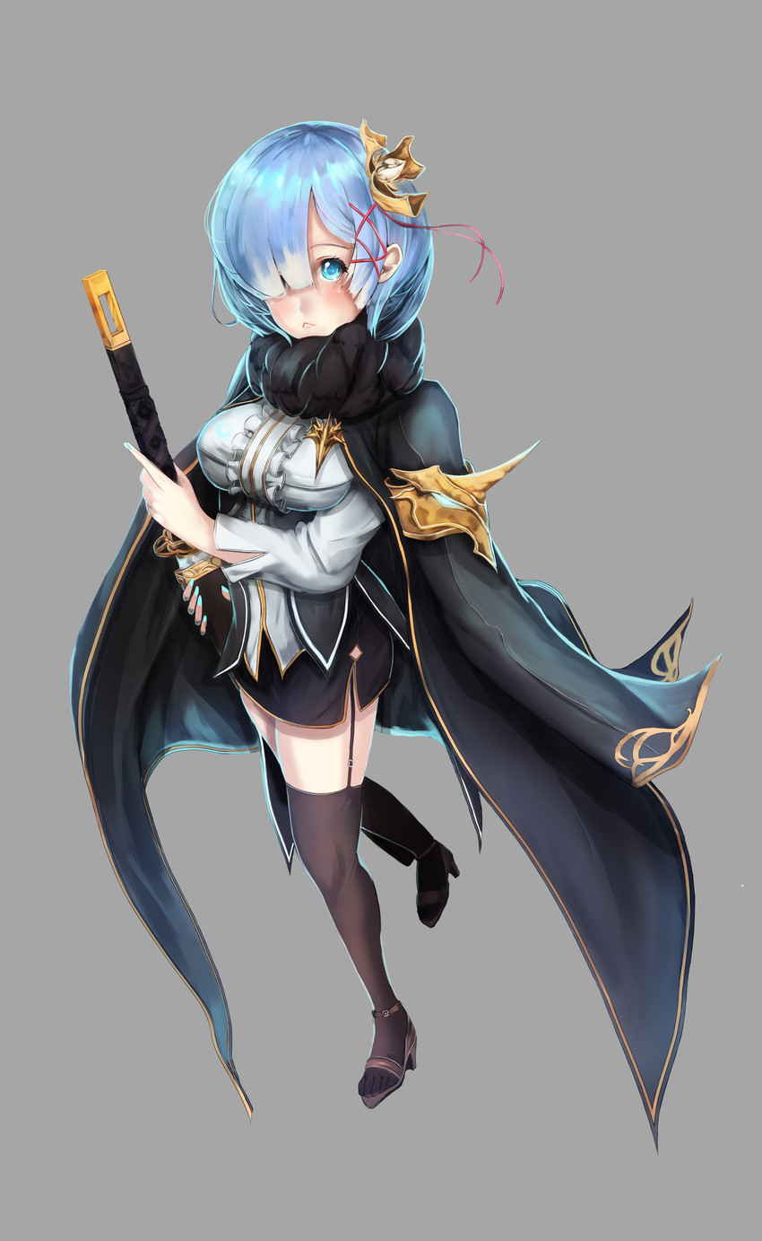 rem (re:zero kara hajimeru isekai seikatsu) drawn by moonbo