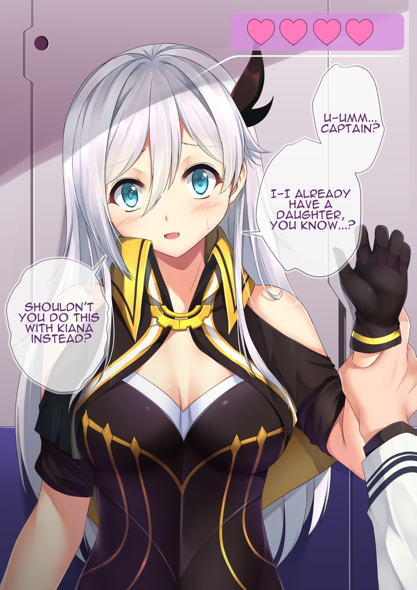 captain and cecilia schariac (honkai and 1 more) drawn by sheita