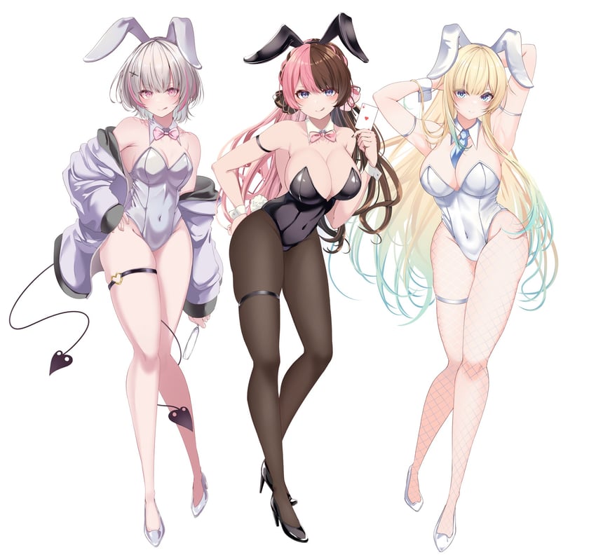 tachibana hinano, aizawa ema, and asumi sena (vspo!) drawn by siroha_lux
