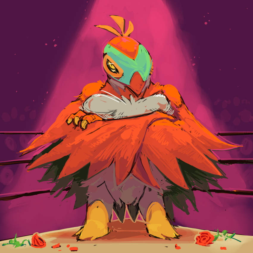 hawlucha (pokemon) drawn by bummerdude