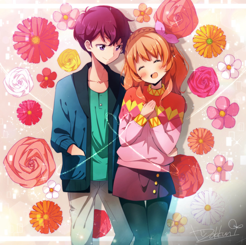 ozora akari and sena tsubasa (aikatsu!) drawn by ichijo_rei