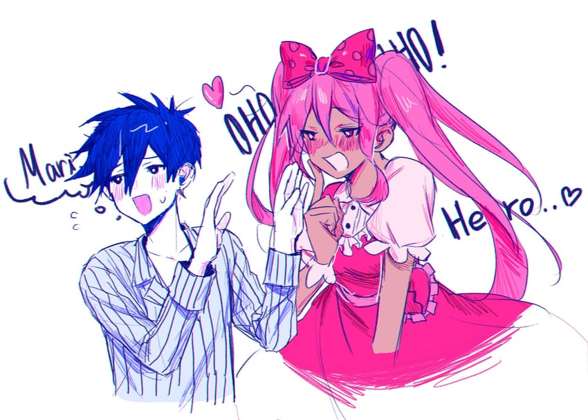 hero and sweetheart (omori) drawn by omori_0614