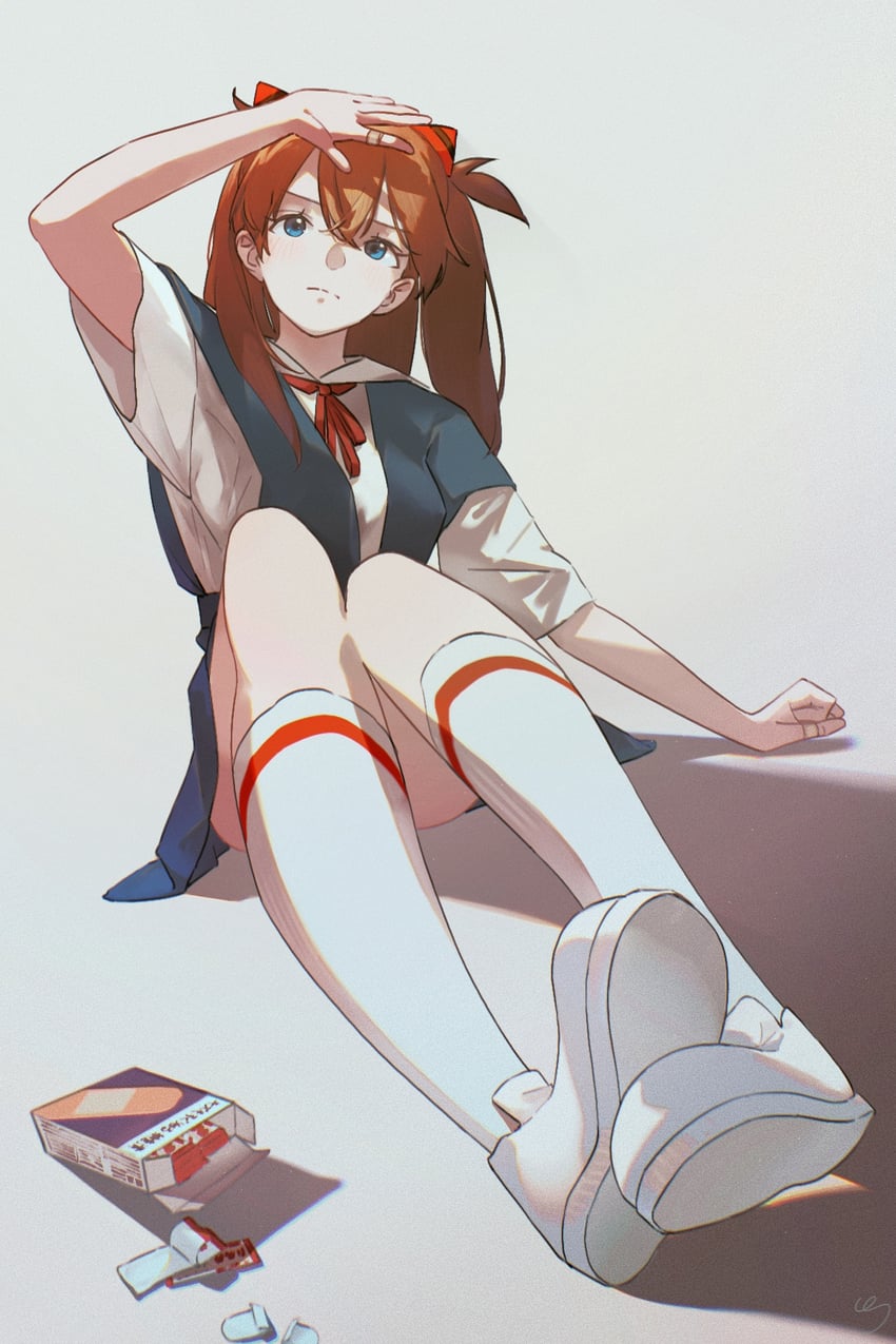souryuu asuka langley (neon genesis evangelion) drawn by tori-desu