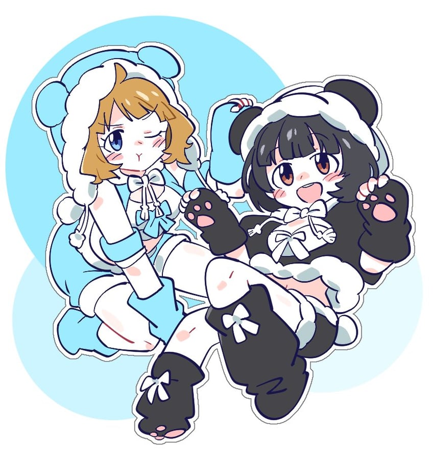 suou momoko and nakatani iku (idolmaster and 2 more) drawn by millcookie_pro