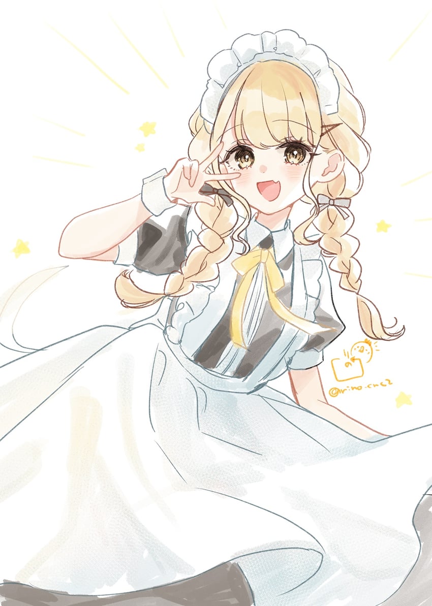 fujita kotone (idolmaster and 1 more) drawn by rino_cnc