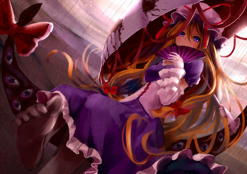 yakumo yukari (touhou) drawn by kachayori