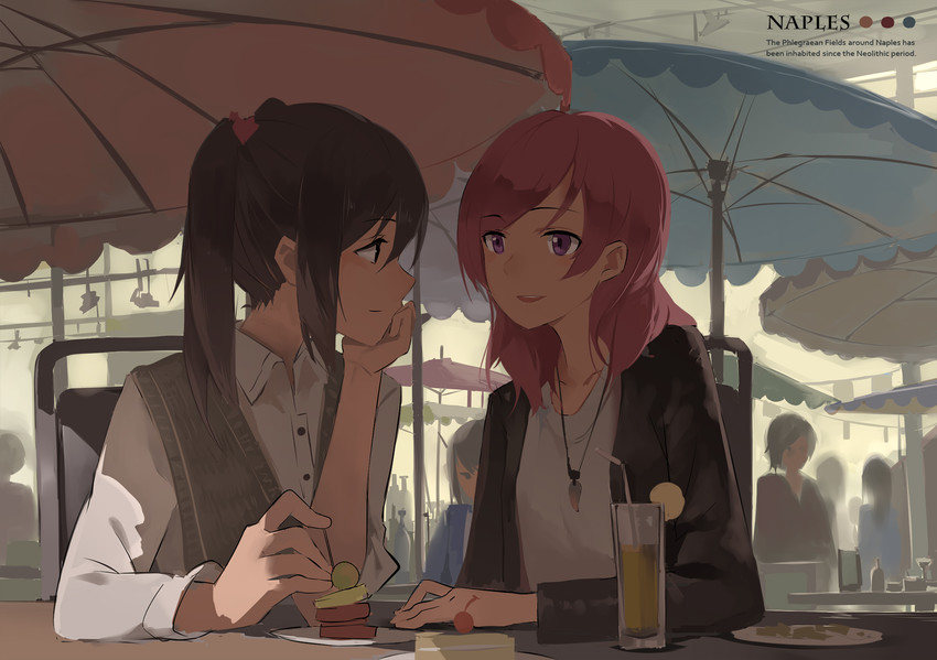 nishikino maki and yazawa nico (love live! and 1 more) drawn by huanxiang_heitu