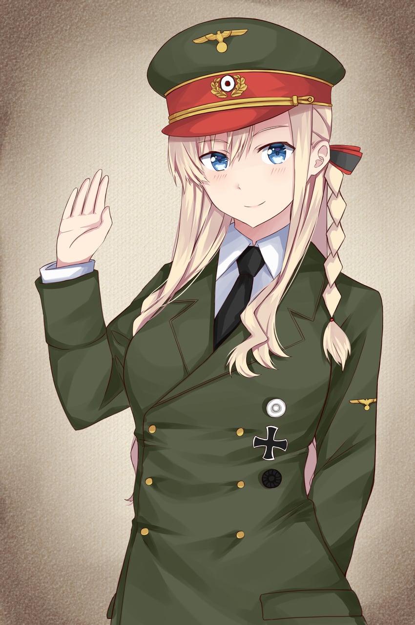 wilhelmina braunschweig ingenohl friedeburg and adolf hitler (high school fleet) drawn by starguard