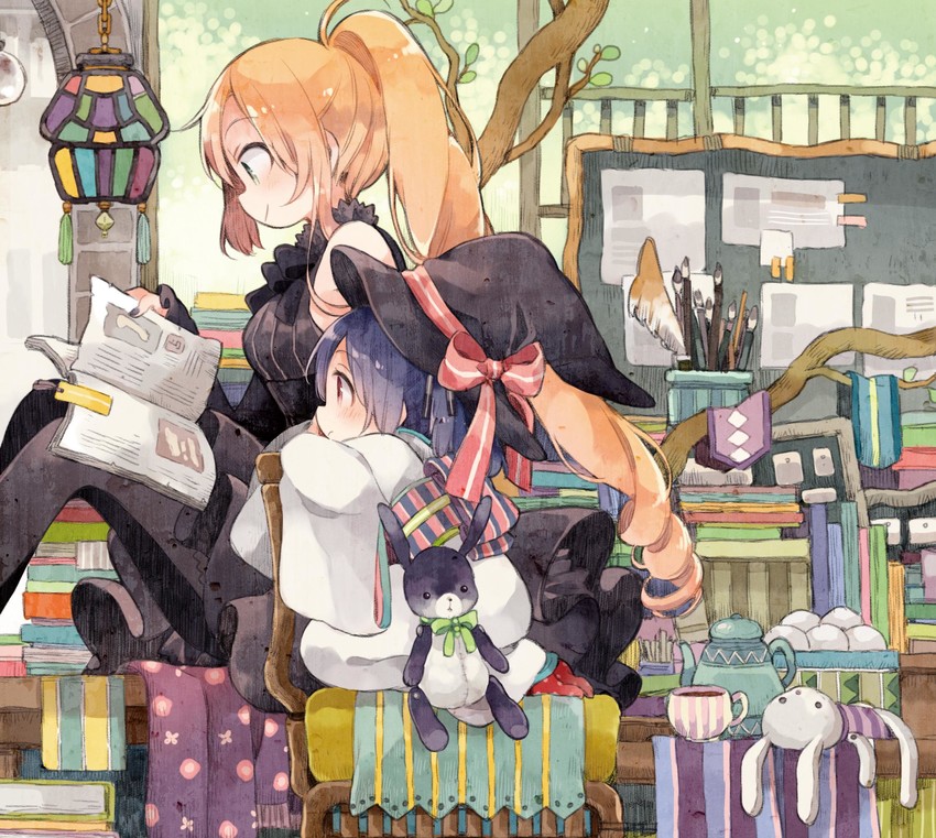 yukimi koume and quispilquette marie (urara meirochou) drawn by harikamo