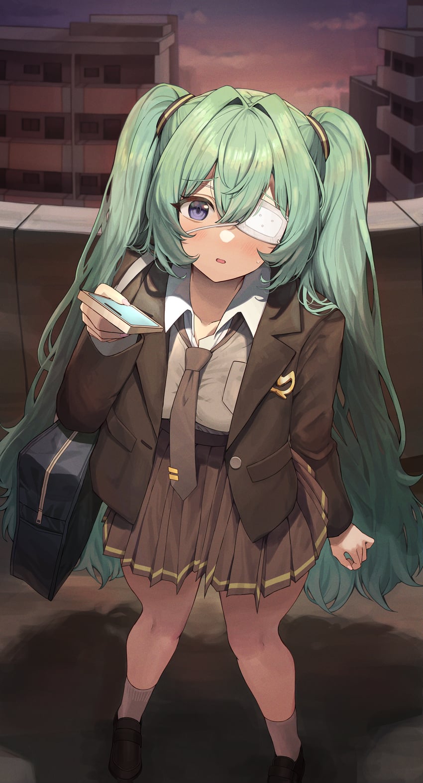 hatsune miku (vocaloid and 1 more) drawn by khan_0204