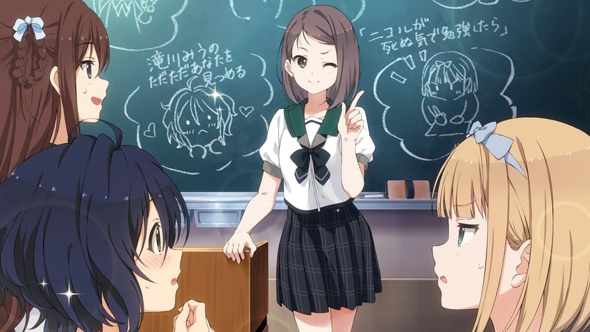 takigawa miu, saito nicole, tachikawa ayaka, and hiiragi tsubomi (22/7 and 1 more)