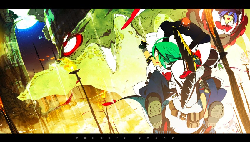 hinanawi tenshi, nagae iku, and velocidrome (touhou and 2 more) drawn by siirakannu