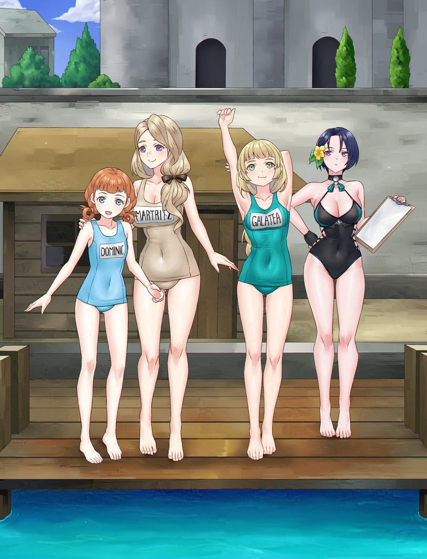 ingrid brandl galatea, mercedes von martritz, annette fantine dominic, and shamir nevrand (fire emblem and 2 more) drawn by igni_tion