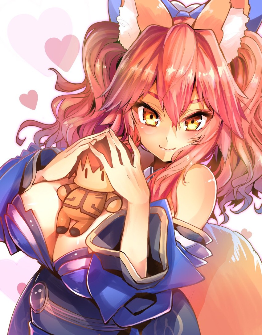 tamamo, tamamo no mae, and kishinami hakuno (fate and 2 more) drawn by wisespeak