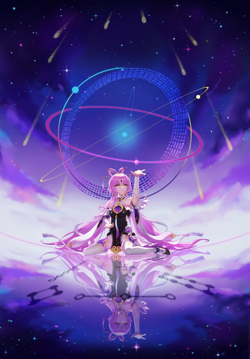 fu xuan (honkai and 1 more) drawn by ermu_(enmmm)