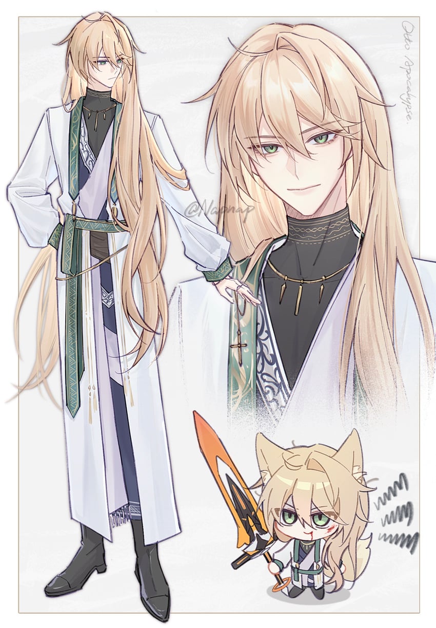 otto apocalypse (honkai and 1 more) drawn by napppptt