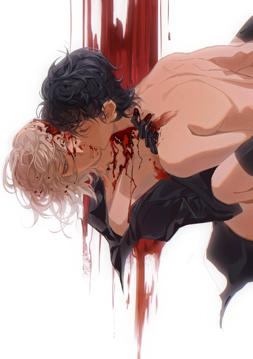 amamiya ren and akechi gorou (persona and 1 more) drawn by baicumikuo