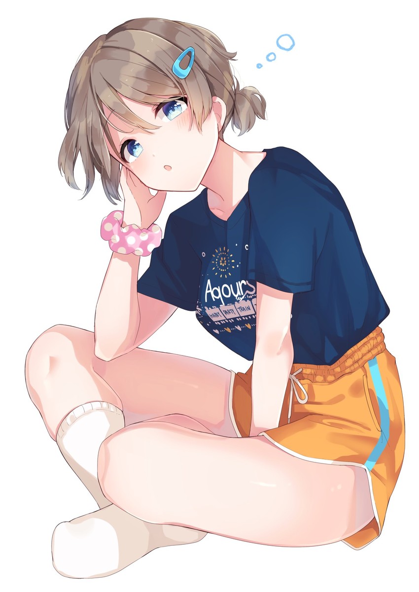 watanabe you (love live! and 1 more) drawn by goroo_(eneosu)