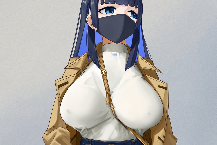 ouro kronii (hololive and 1 more) drawn by qazplm951