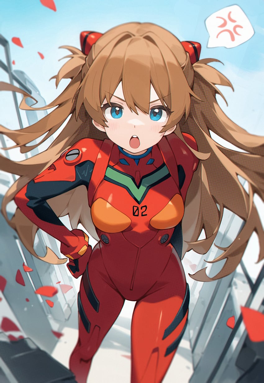 souryuu asuka langley (neon genesis evangelion) drawn by sleepy_cn
