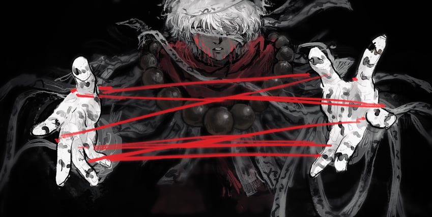 sakata gintoki (gintama and 1 more) drawn by lushu_kuye