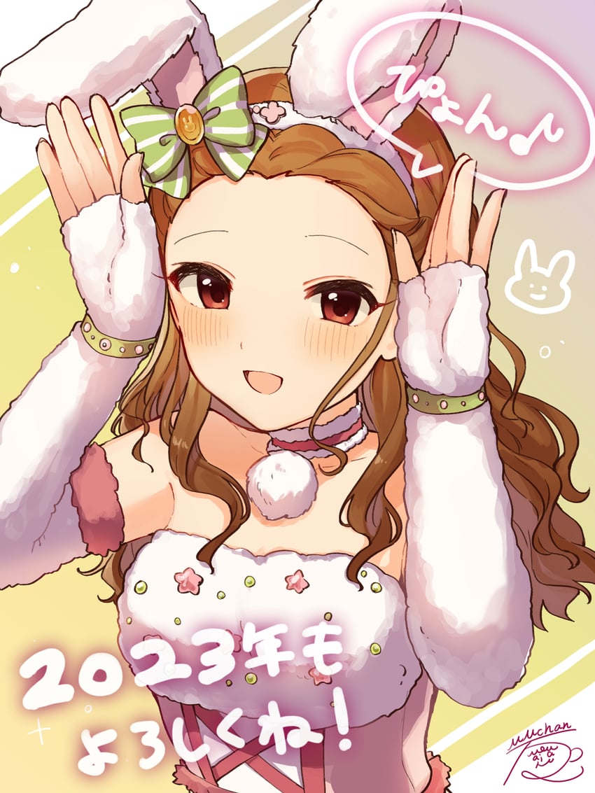 seki hiromi (idolmaster and 2 more) drawn by mmmakaron888