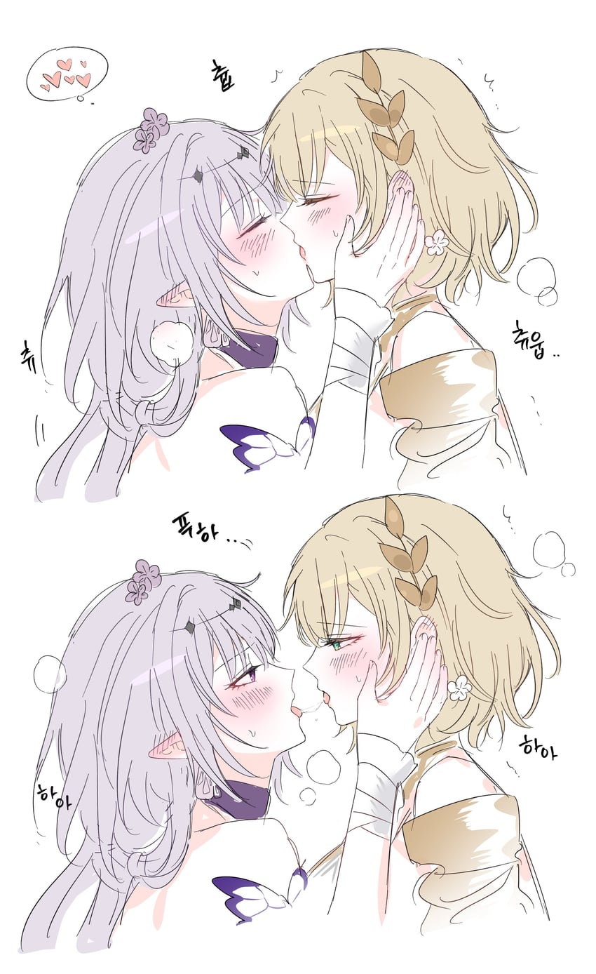 castorice and aglaea (honkai and 1 more) drawn by 9_(hcl9fg)