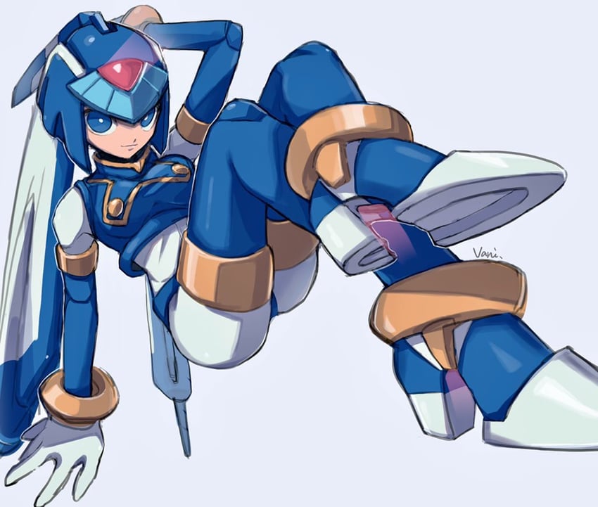 fairy leviathan (mega man and 2 more) drawn by vani_(hisha_04)