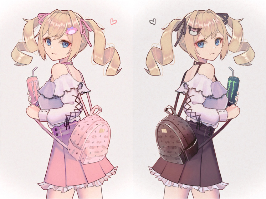 barbara, my melody, and kuromi (genshin impact and 2 more) drawn by muitarou