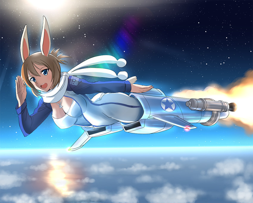 charlotte e. yeager (world witches series and 1 more) drawn by kaneko_(novram58)