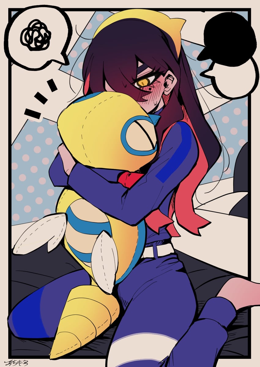 carmine and dunsparce (pokemon and 1 more) drawn by mitisu_u