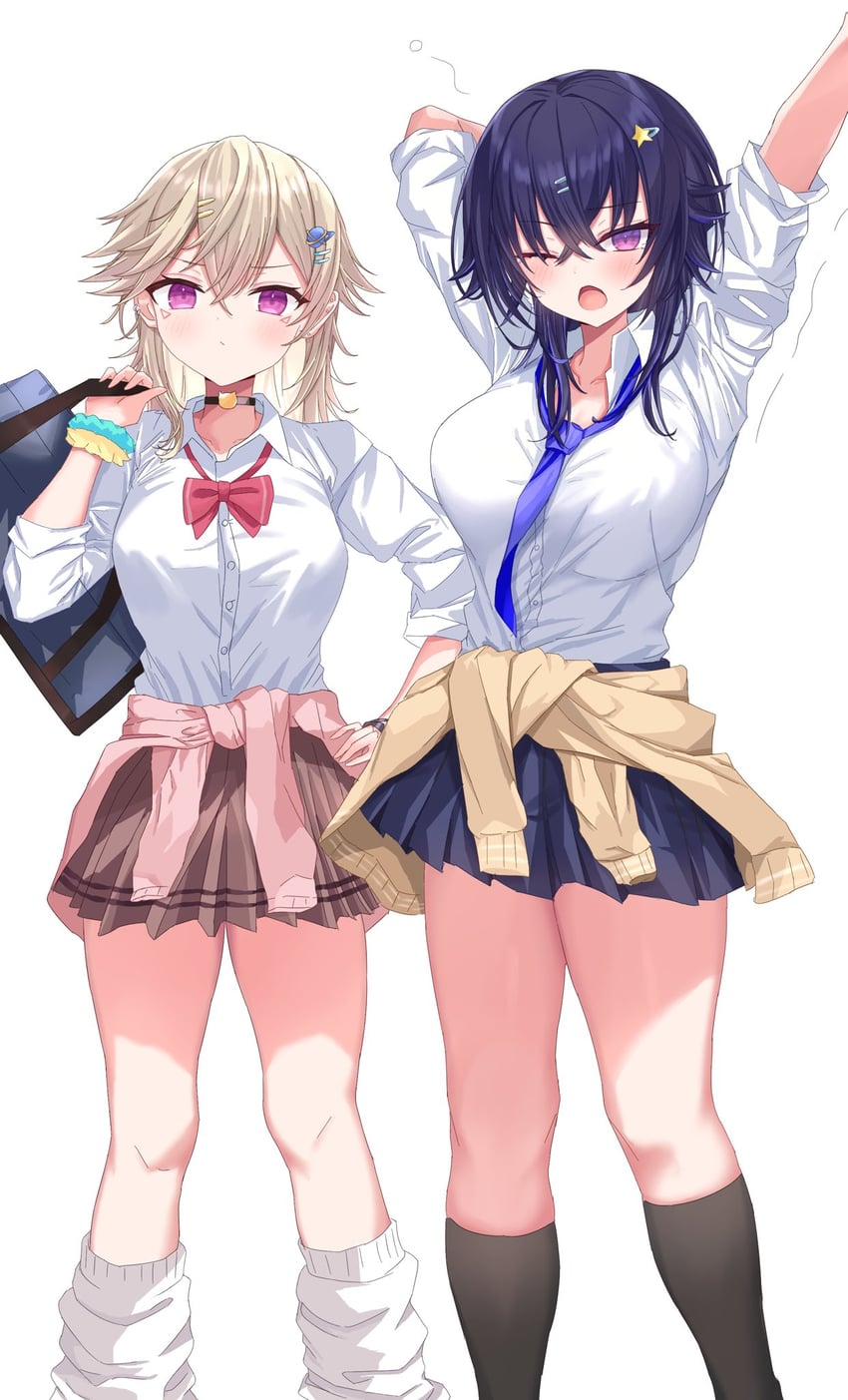ichinose uruha and komori met (vspo!) drawn by ana_(vvvvor)