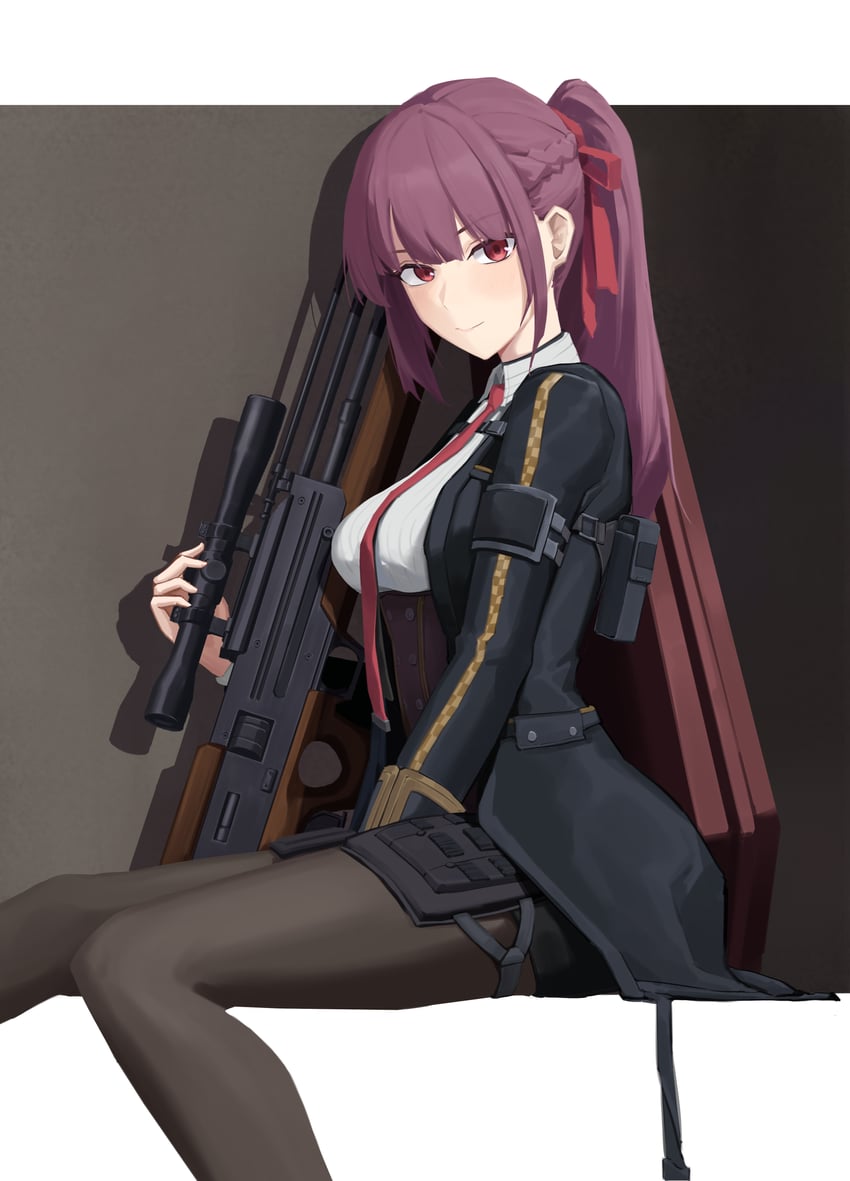 wa2000 and makiatto (girls' frontline and 1 more) drawn by wutou_qishi_bamamei