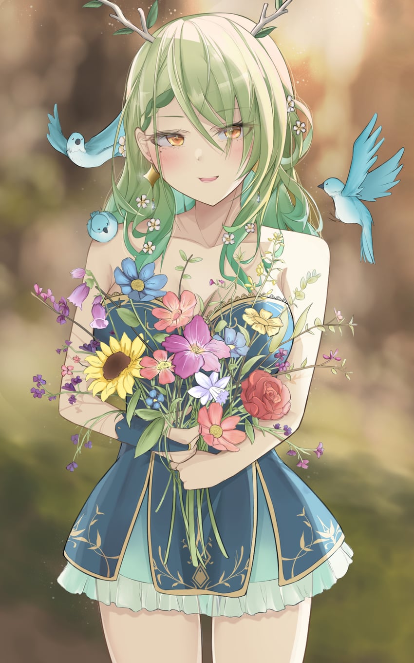 ceres fauna (hololive and 1 more) drawn by takida_185